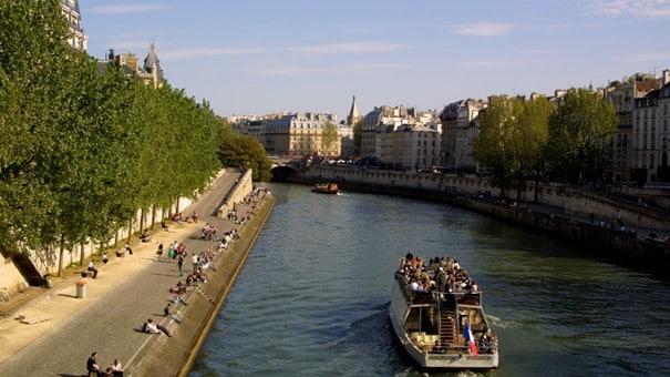 Les rives de la Seine à Paris