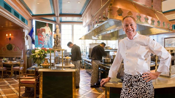 Patrick O'Connell dans ses cuisines du The Inn at Little Washington