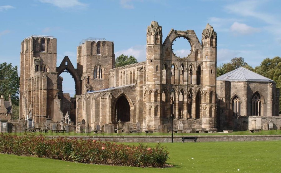 Ruines de la cathédrale d’Elgin en Écosse