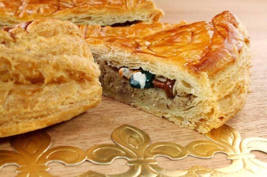 Đậu trong Galette des Rois