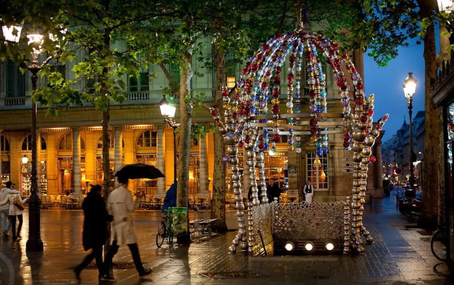 Station de métro du Palais Royal à Paris