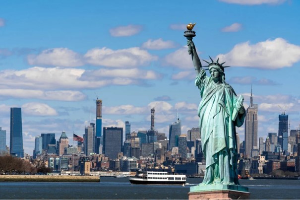 La statue de la liberté à New York