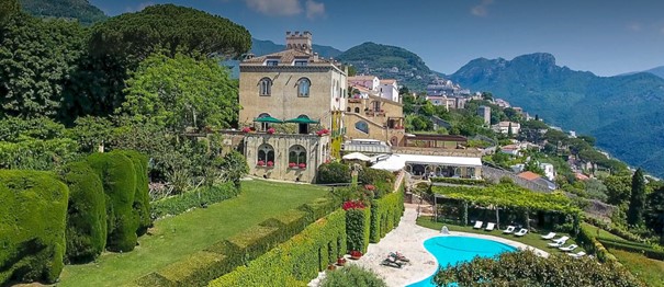 La Villa Cimbrone à Ravallo sur la côte almalfitaine en Italie