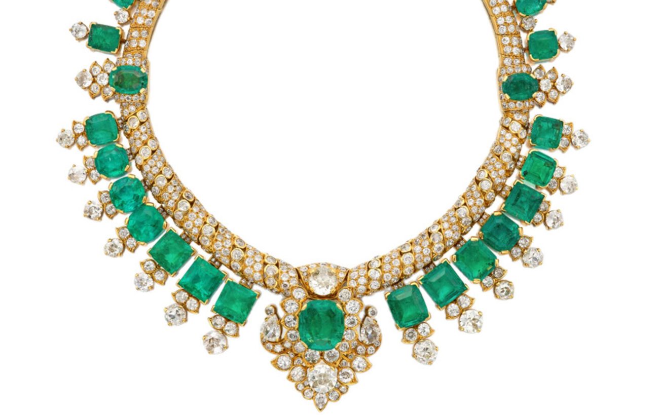Parure d'émeraudes et de diamants