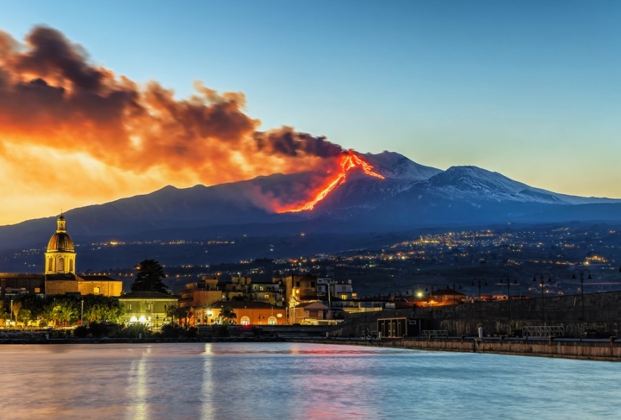 Volcan Etna en Sicile
