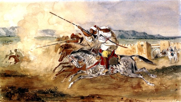 Fantasia par Eugène Delacroix