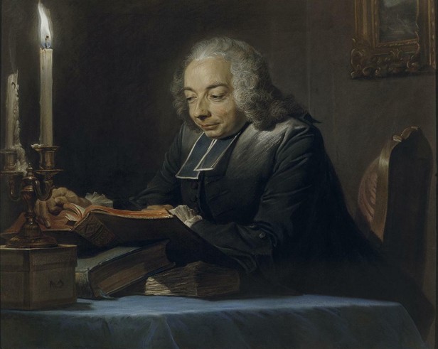 Portrait de l'abbé Jean-Jacques Huber (1699-1744) lisant (Musée d'art et d'histoire de Genève)
