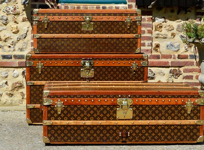 Anciennes malles Louis Vuitton