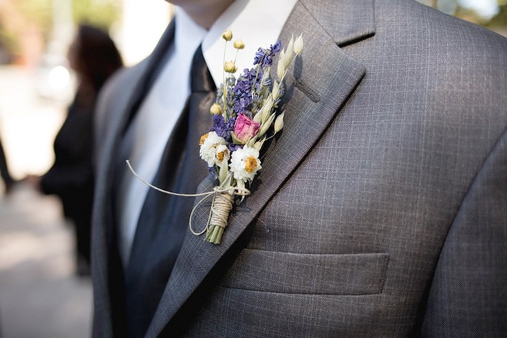 Fleurs à la boutonnière