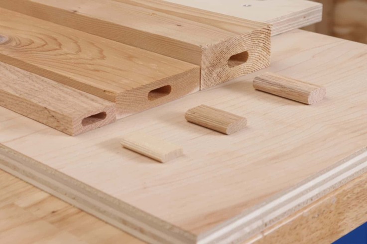 Différentes tailles de tenons