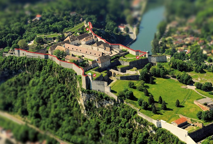 Citadelle de Besançon, une fortification créée par Vauban