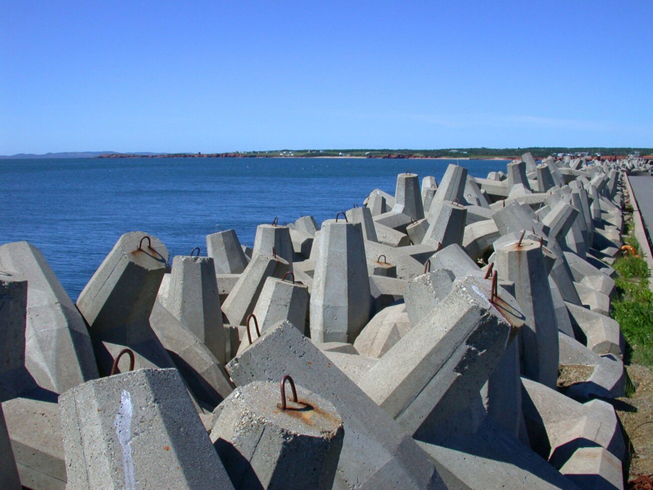 Brise-lame en béton