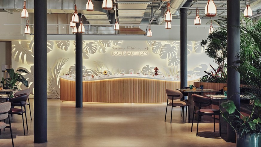 Café Louis Vuitton et Maxime Frédéric