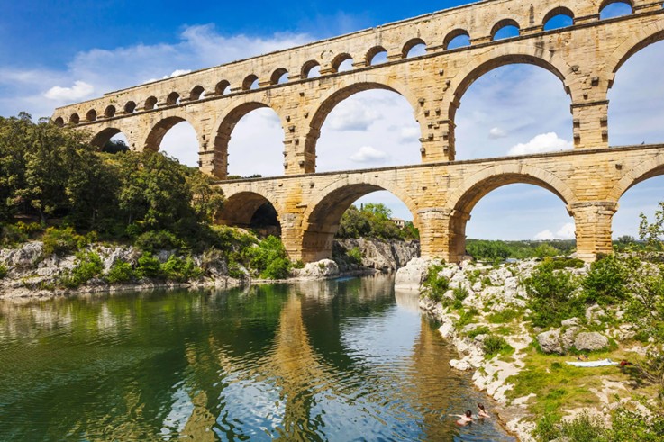 Le pont du Gard, aqueduc romain