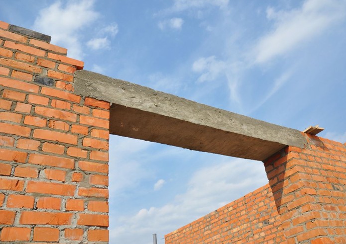 Linteau en béton