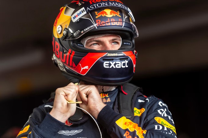 Casque de pilote de Formule 1