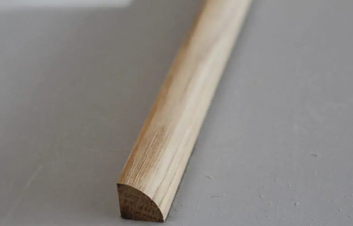 Quart-de rond en chêne massif