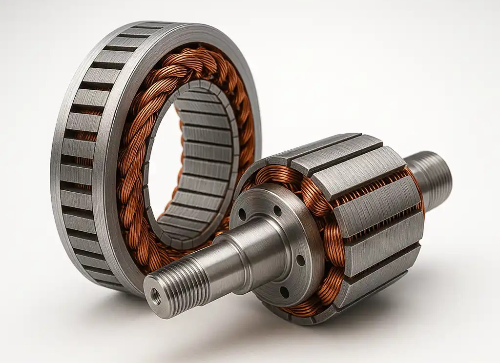 Rotor et stator de générateur électrique