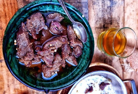 Mqila slaouia à la viande d’agneau
