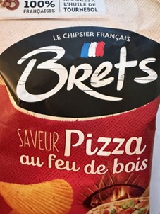 Paquet de pommes chips du fabricant Brets