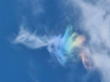 Irisations dans le ciel