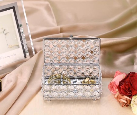 Cassette à bijoux en cristal