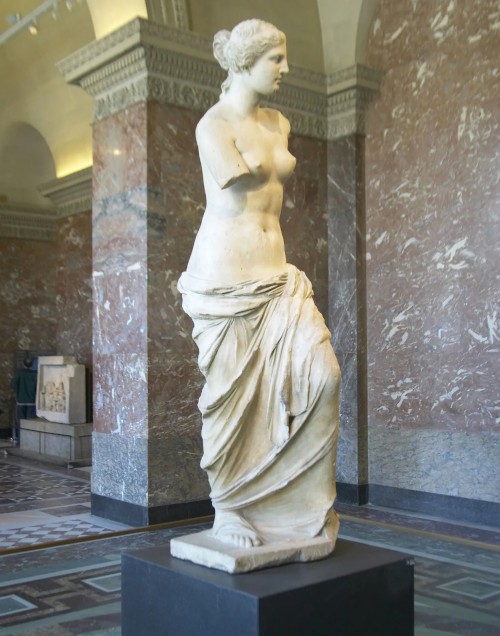 La Vénus de Milo, sculpture en ronde-bosse